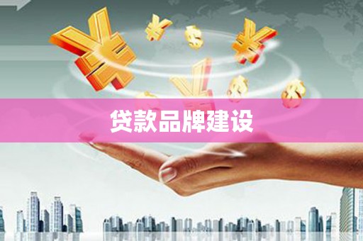 六枝贷款品牌建设