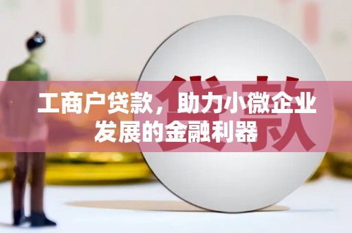 六枝工商户贷款,助力小微企业发展的金融利器 六枝工商户贷款,助力小微企业发展的金融利器