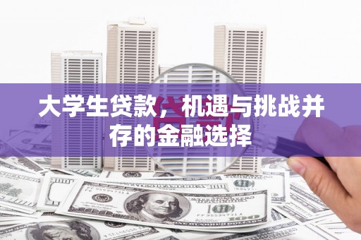 六枝大学生贷款，机遇与挑战并存的金融选择