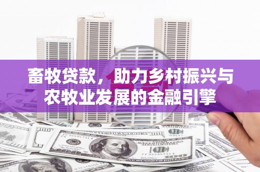 六枝畜牧贷款，助力乡村振兴与农牧业发展的金融引擎