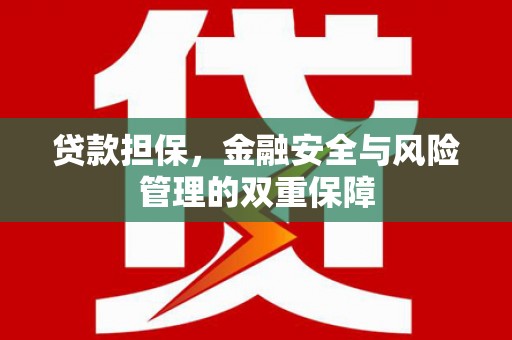 六枝贷款担保，金融安全与风险管理的双重保障