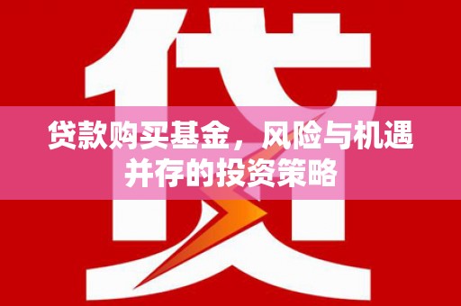 六枝贷款购买基金，风险与机遇并存的投资策略