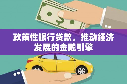 六枝政策性银行贷款，推动经济发展的金融引擎