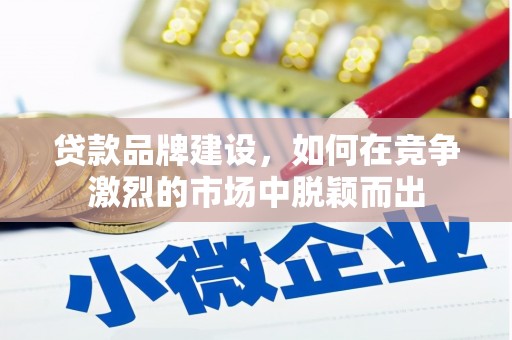 六枝贷款品牌建设，如何在竞争激烈的市场中脱颖而出