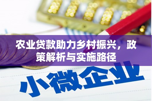 六枝农业贷款助力乡村振兴，政策解析与实施路径