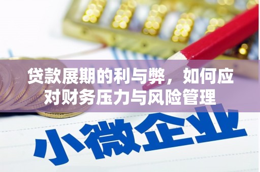 六枝贷款展期的利与弊，如何应对财务压力与风险管理