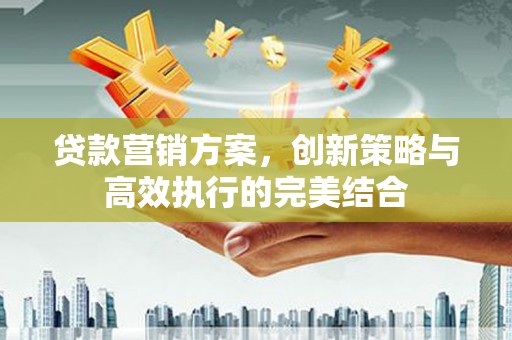 六枝贷款营销方案，创新策略与高效执行的完美结合