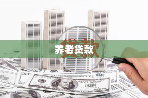 六枝养老贷款