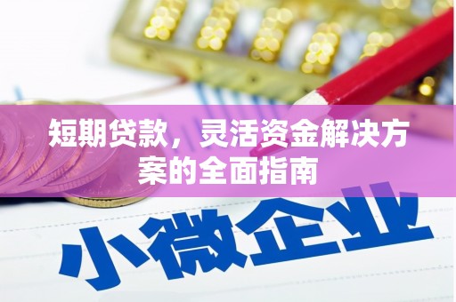 六枝短期贷款，灵活资金解决方案的全面指南