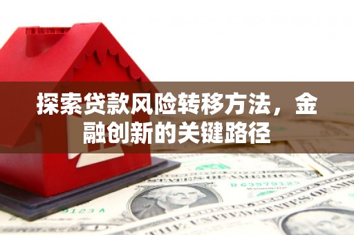 六枝探索贷款风险转移方法，金融创新的关键路径