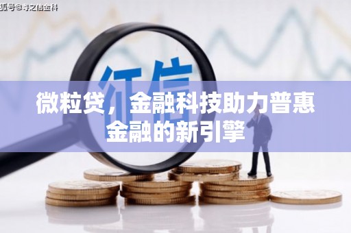 六枝微粒贷，金融科技助力普惠金融的新引擎