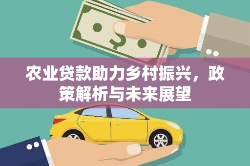 六枝农业贷款助力乡村振兴，政策解析与未来展望