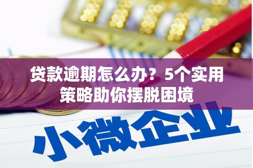 六枝贷款逾期怎么办？5个实用策略助你摆脱困境