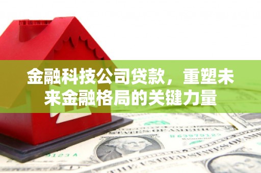 六枝金融科技公司贷款，重塑未来金融格局的关键力量