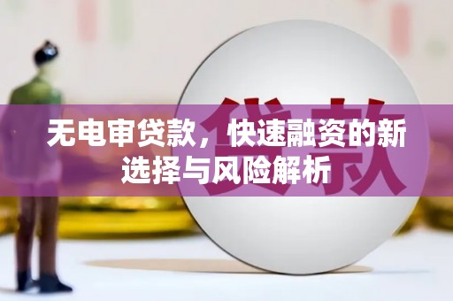 六枝无电审贷款，快速融资的新选择与风险解析