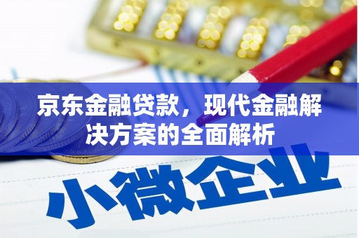 六枝京东金融贷款，现代金融解决方案的全面解析