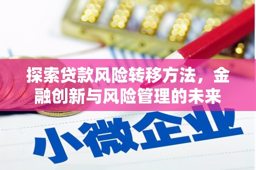 六枝探索贷款风险转移方法，金融创新与风险管理的未来