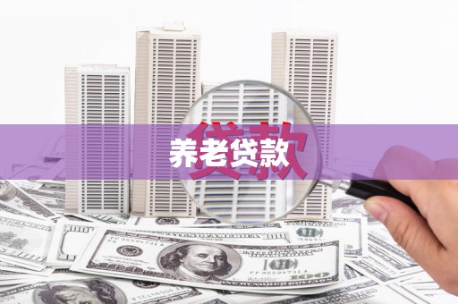 六枝养老贷款