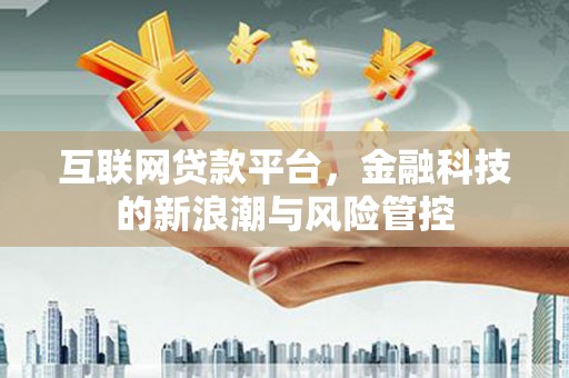 六枝互联网贷款平台，金融科技的新浪潮与风险管控