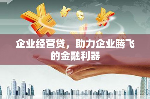 六枝企业经营贷，助力企业腾飞的金融利器