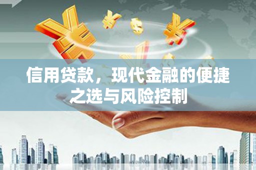 六枝信用贷款，现代金融的便捷之选与风险控制