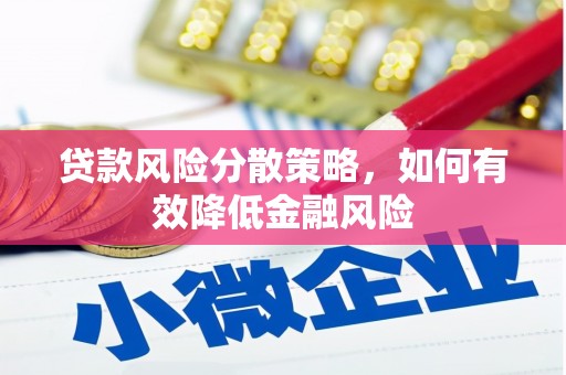 六枝贷款风险分散策略，如何有效降低金融风险