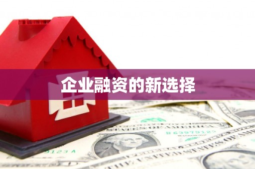 六枝企业融资的新选择