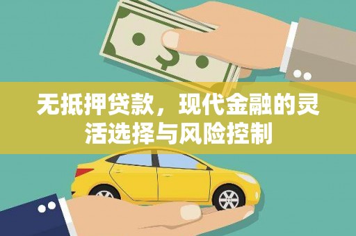 六枝无抵押贷款，现代金融的灵活选择与风险控制