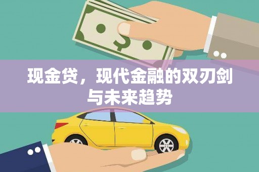 六枝现金贷，现代金融的双刃剑与未来趋势