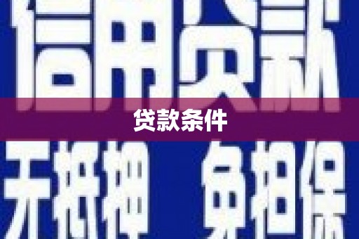 六枝贷款条件