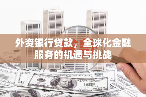 六枝外资银行贷款，全球化金融服务的机遇与挑战