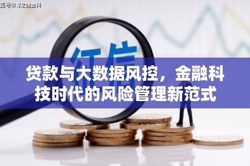 六枝贷款与大数据风控，金融科技时代的风险管理新范式