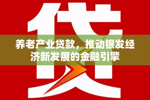 六枝养老产业贷款，推动银发经济新发展的金融引擎