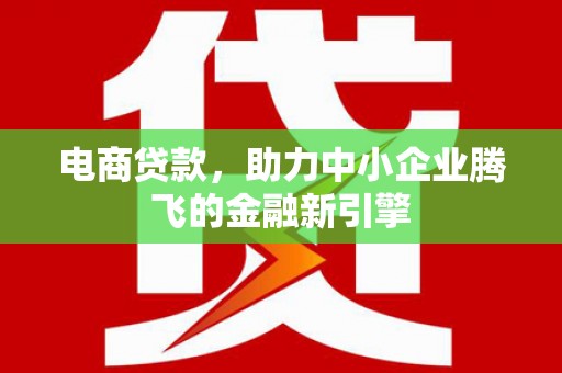 六枝电商贷款，助力中小企业腾飞的金融新引擎