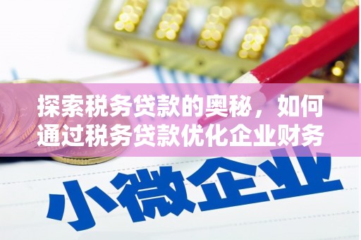 六枝探索税务贷款的奥秘，如何通过税务贷款优化企业财务