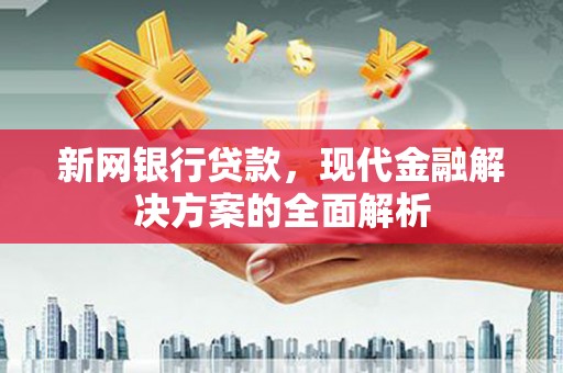 六枝新网银行贷款，现代金融解决方案的全面解析