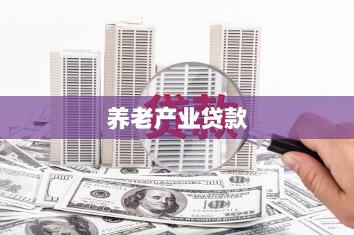 六枝养老产业贷款