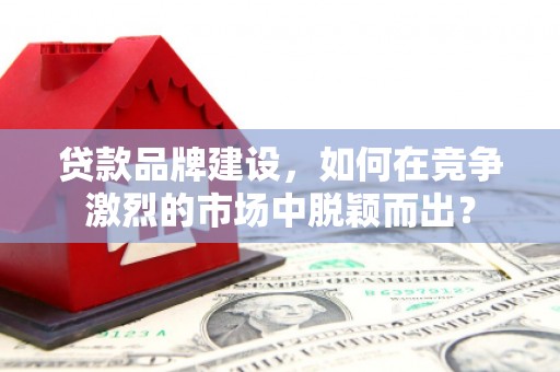 六枝贷款品牌建设，如何在竞争激烈的市场中脱颖而出？