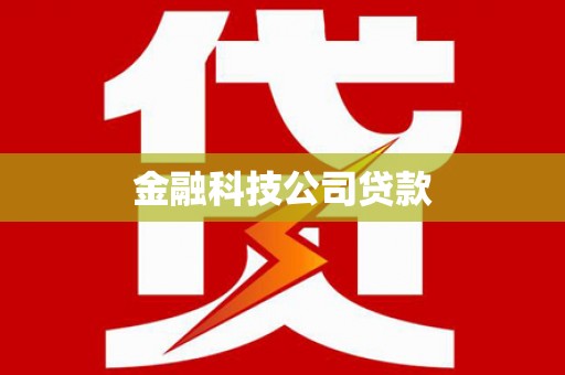 六枝金融科技公司贷款