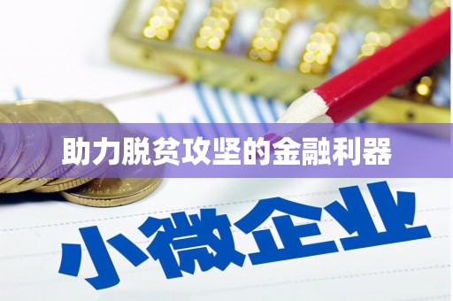 六枝助力脱贫攻坚的金融利器