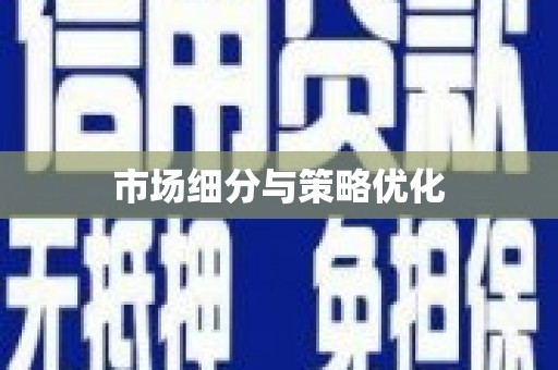 六枝市场细分与策略优化