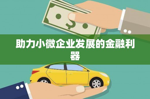 六枝助力小微企业发展的金融利器