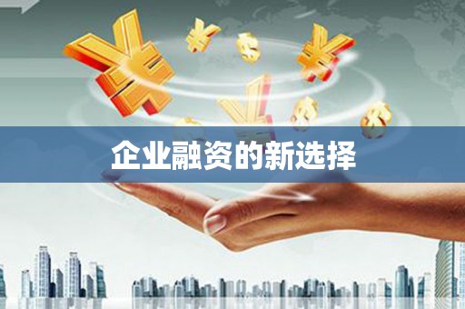 六枝企业融资的新选择