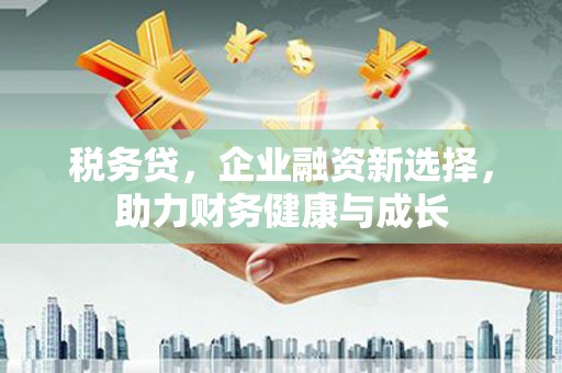 六枝税务贷，企业融资新选择，助力财务健康与成长